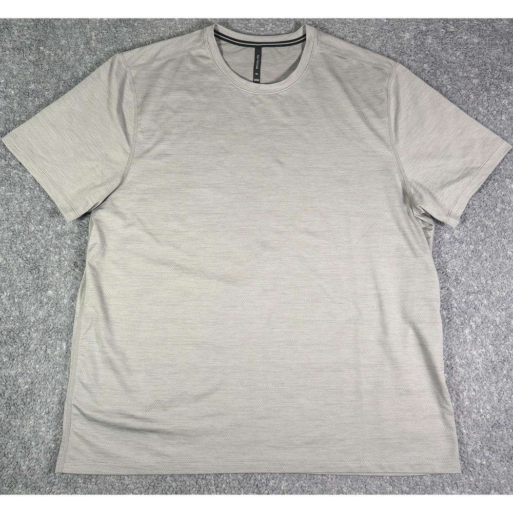 Ten Thousand Shirt Mens XL Gray Interval Tee Performance Stretch Athletic Gym